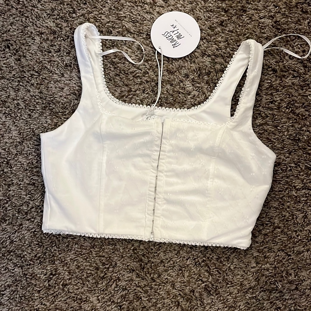 Princess Polly White Bryleigh Top